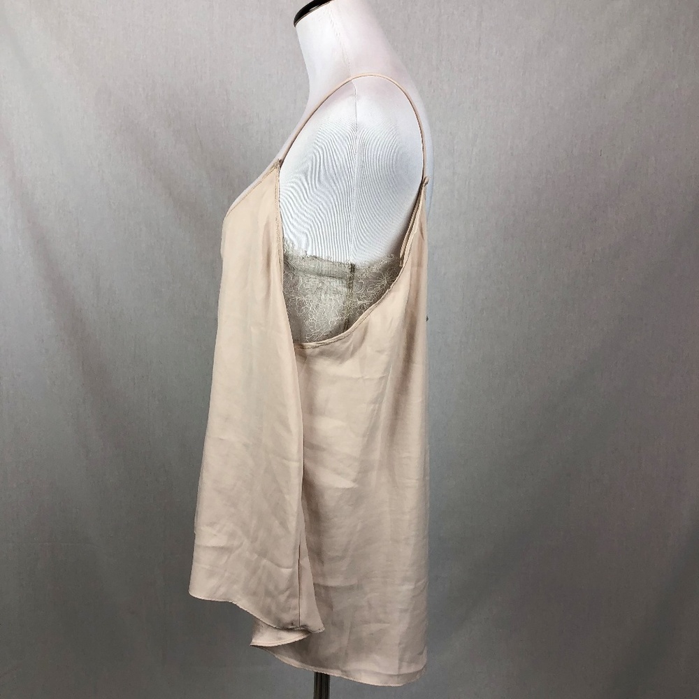 NEW Free People Sweetest V Deep Cami beige - Picture 6 of 7